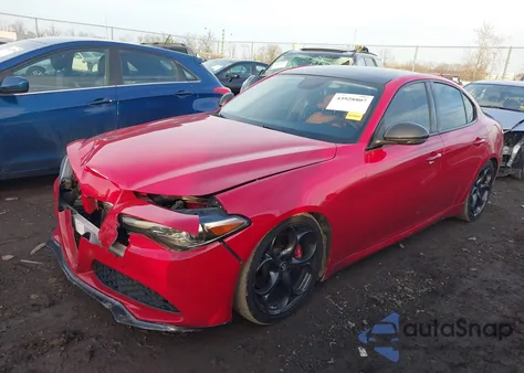 2019 Alfa Romeo Giulia Rwd z USA, uszkodzony, nr VIN ZARFAMAN6K7622286